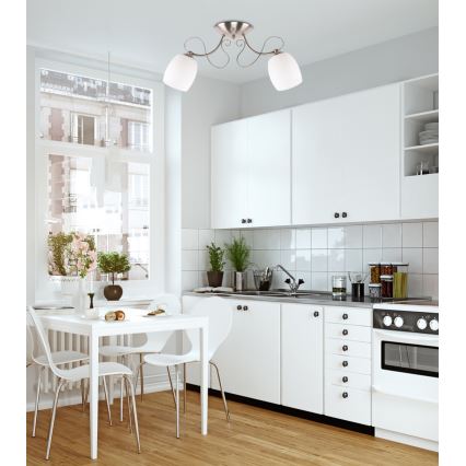 Pinta-asetettava kattokruunu AMBA 2xE27/40W/230V