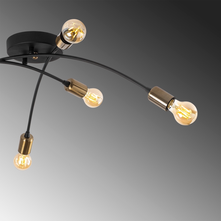 Pinta-asetettava kattokruunu BANANA 6xE27/40W/230V