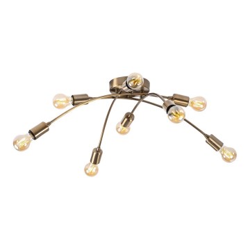 Pinta-asetettava kattokruunu BANANA 8xE27/40W/230V