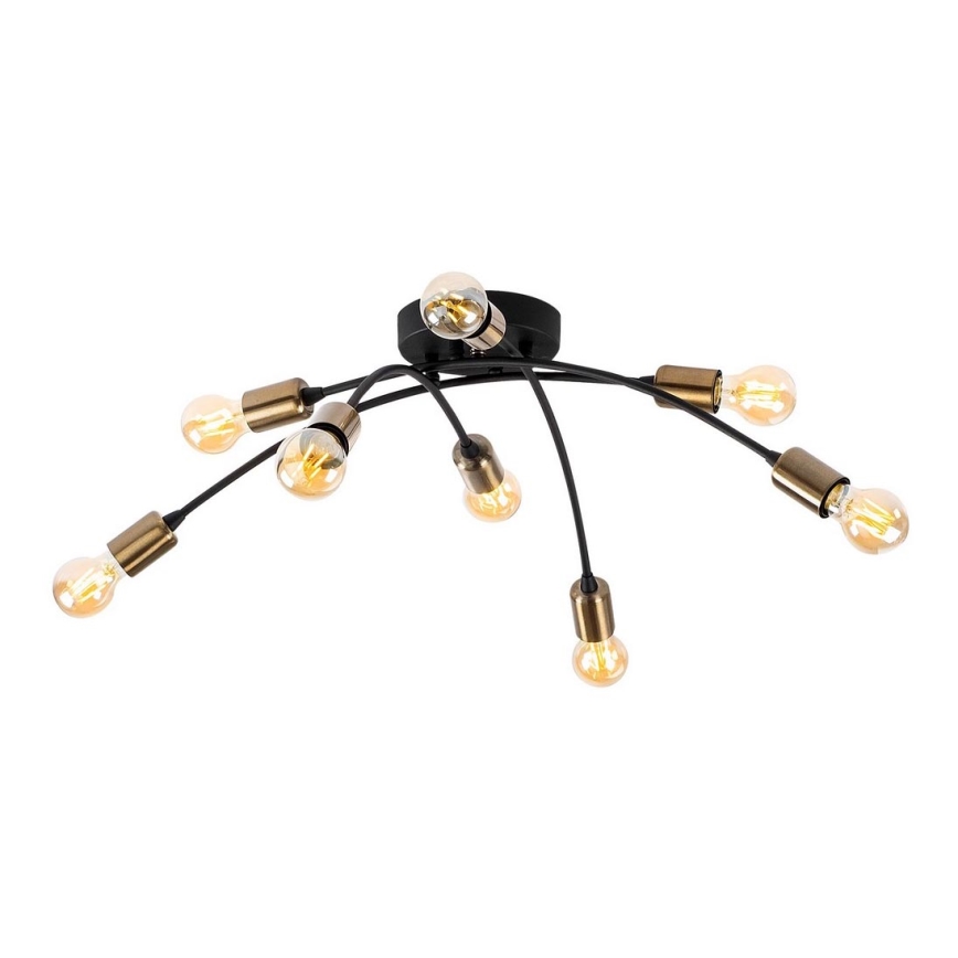 Pinta-asetettava kattokruunu BANANA 8xE27/40W/230V
