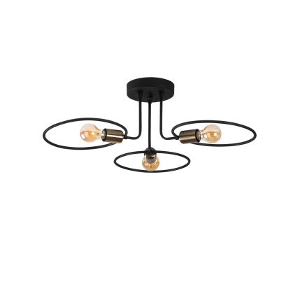 Pinta-asetettava kattokruunu CIRCLE 3xE27/40W/230V