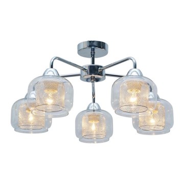 Pinta-asetettava kattokruunu RAY 5xE14/40W/230V