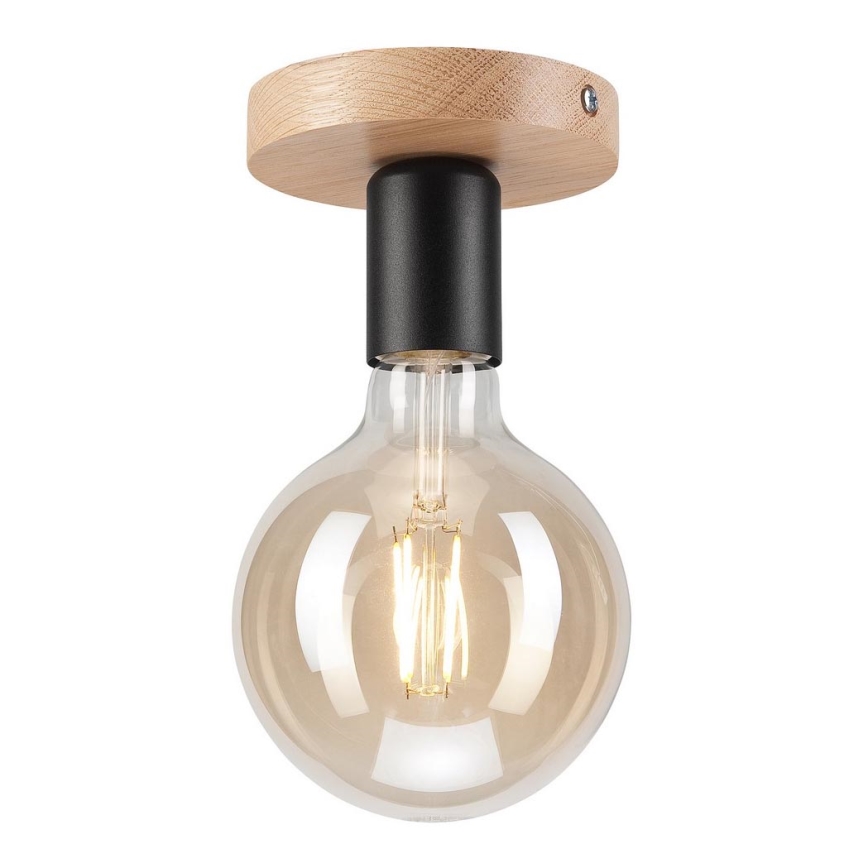 Pinta-asetettava kattokruunu VITO OAK 1xE27/60W/230V tammi