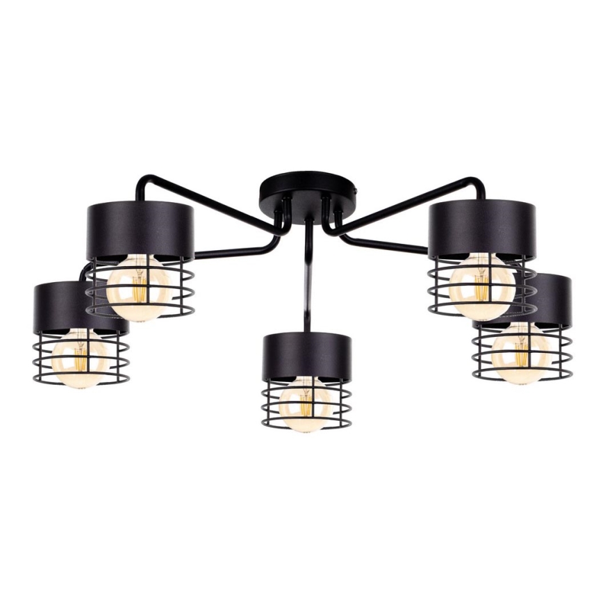 Pinta-asettava kattokruunu ELL 5xE27/60W/230V