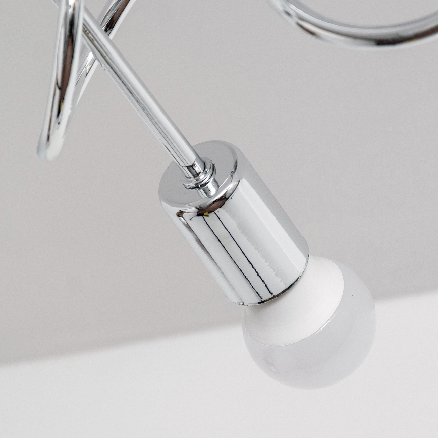 Pintakiinnitteinen kattokruunu OXFORD 3xE27/15W/230V kiiltävä kromi