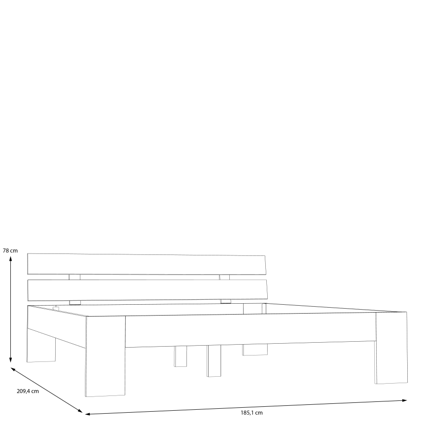 PIROA parisänky 180x200 cm beige