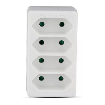 Pistokkeenjakaja 4x2,5A / 230V