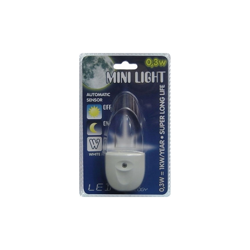 Pistorasialamppu MINI-LIGHT (väriä vaihtava)