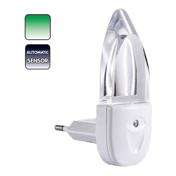 Pistorasialamppu MINI-LIGHT (vihreä valo)