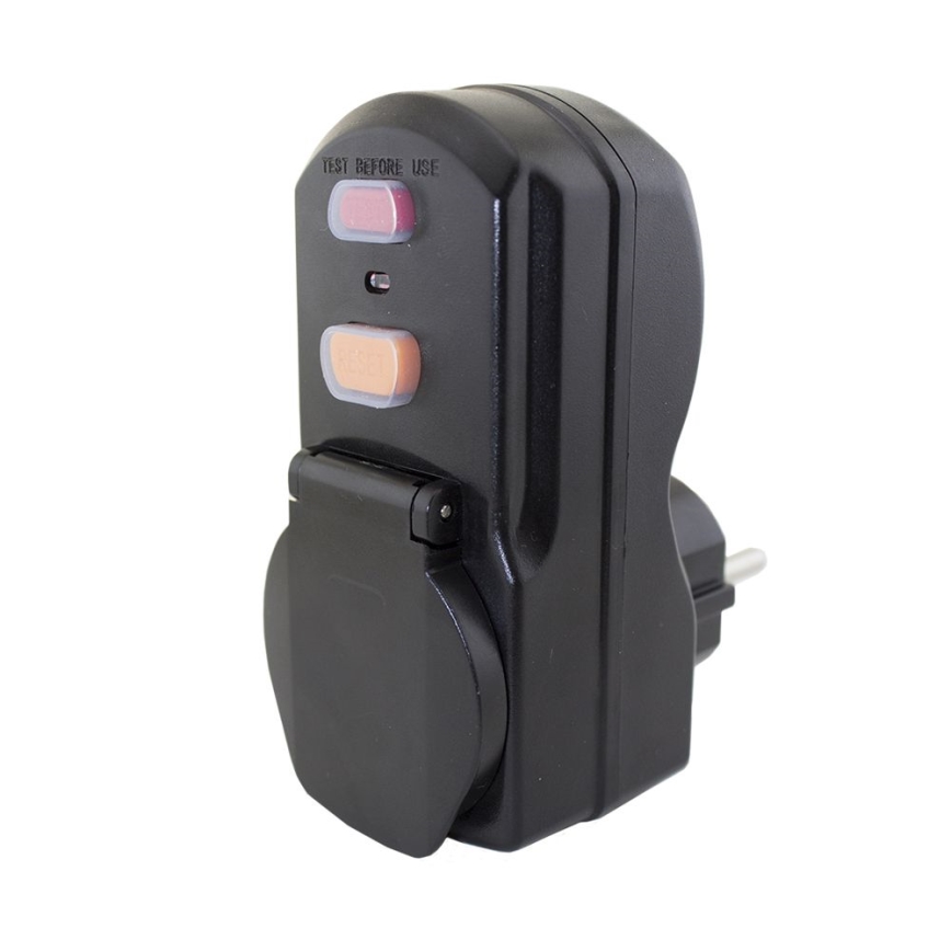 Pistorasian vikavirtalaite FK-PRCD-2 16A 230V + turvapistorasia IP54
