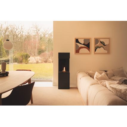 Planika - BIO takka kaukosäätimellä 126,2x40 cm 3,5kW/230V musta