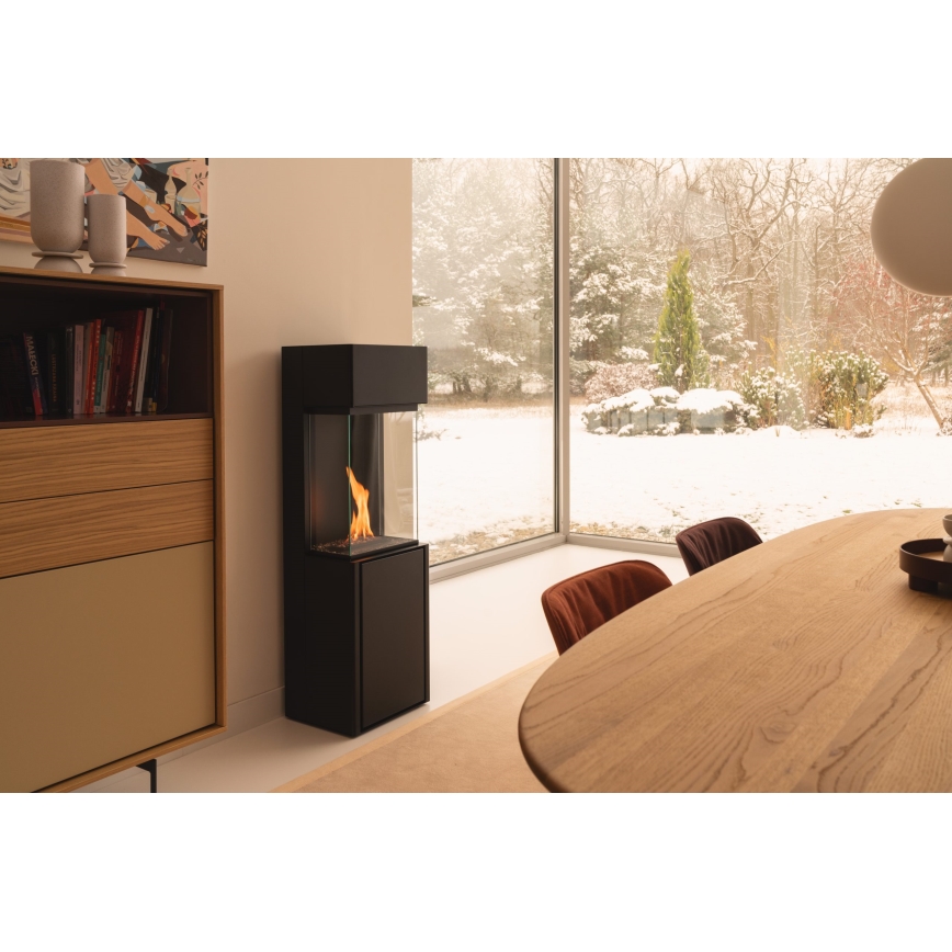 Planika - BIO takka kaukosäätimellä 126,2x40 cm 3,5kW/230V musta