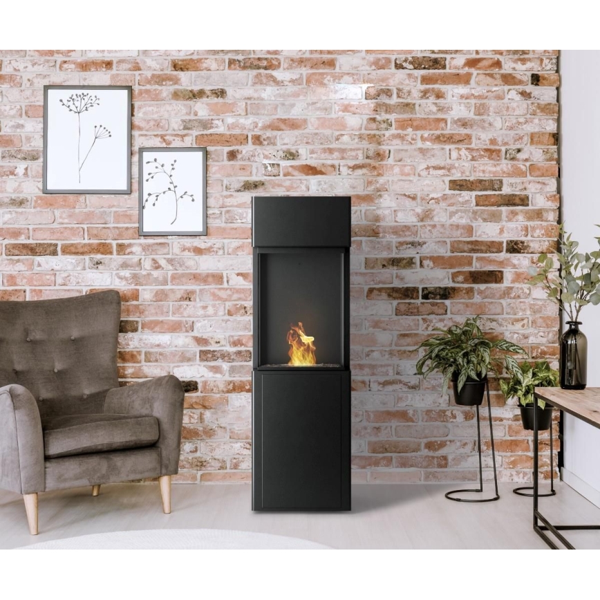 Planika - BIO takka kaukosäätimellä 126,2x40 cm 3,5kW/230V musta
