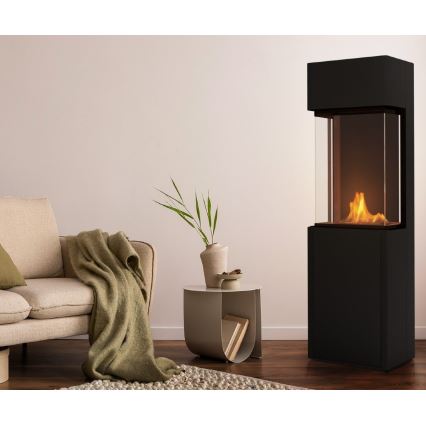 Planika - BIO takka kaukosäätimellä 126,2x40 cm 3,5kW/230V musta