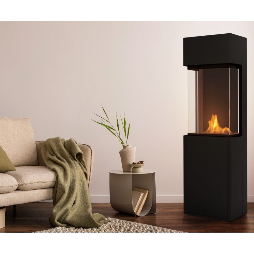 Planika - BIO takka kaukosäätimellä 126,2x40 cm 3,5kW/230V musta