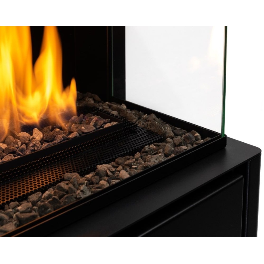 Planika - BIO takka kaukosäätimellä 126,2x40 cm 3,5kW/230V musta