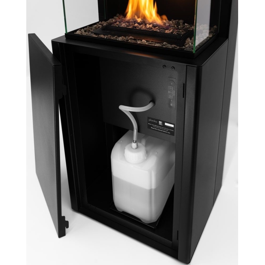 Planika - BIO takka kaukosäätimellä 126,2x40 cm 3,5kW/230V musta