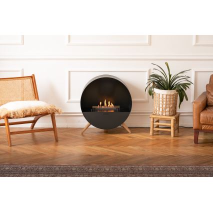 Planika - BIO takka kaukosäätimellä 72,6x65 cm 2,5kW/230V musta