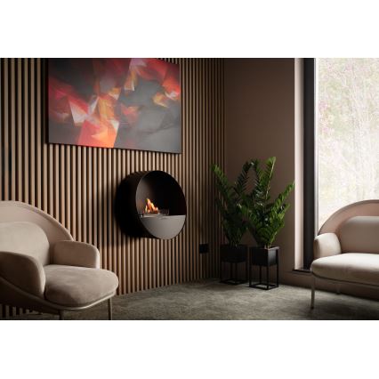 Planika - BIO takka kaukosäätimellä 72,6x65 cm 2,5kW/230V musta