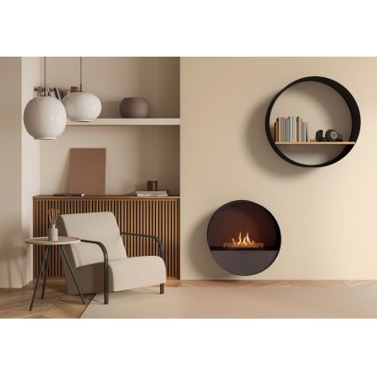 Planika - BIO takka kaukosäätimellä 72,6x65 cm 2,5kW/230V musta