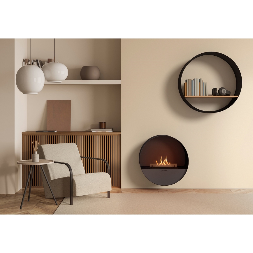 Planika - BIO takka kaukosäätimellä 72,6x65 cm 2,5kW/230V musta