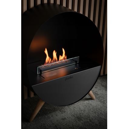 Planika - BIO takka kaukosäätimellä 72,6x65 cm 2,5kW/230V musta