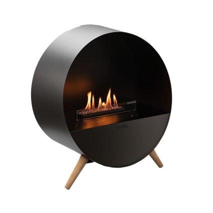 Planika - BIO takka kaukosäätimellä 72,6x65 cm 2,5kW/230V musta