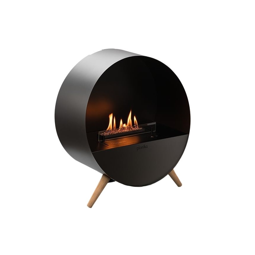 Planika - BIO takka kaukosäätimellä 72,6x65 cm 2,5kW/230V musta