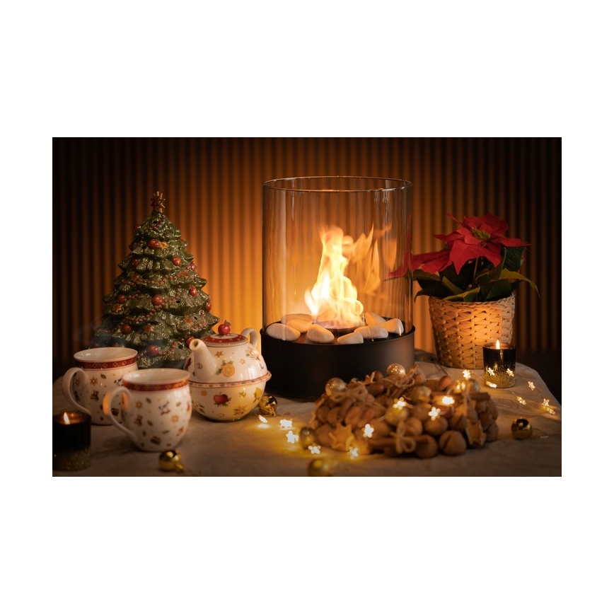 Planika - BIO-takka 36,3x25,1 cm 2,5 kW musta