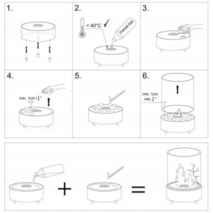 Planika - BIO-takka 36,3x25,1 cm 2,5 kW musta