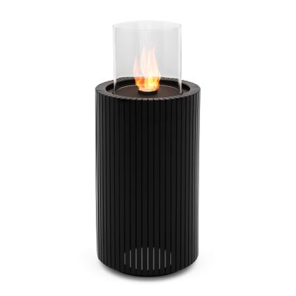 Planika - BIO takka 87x37,6 cm 2,5kW musta + suojus