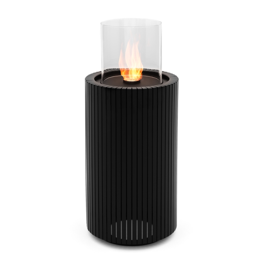 Planika - BIO takka 87x37,6 cm 2,5kW musta + suojus