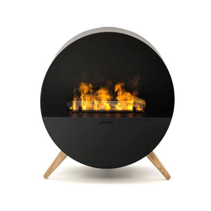 Planika - Vesihöyrytakka kaukosäätimellä 72,9x65,3 cm 125W/230V musta