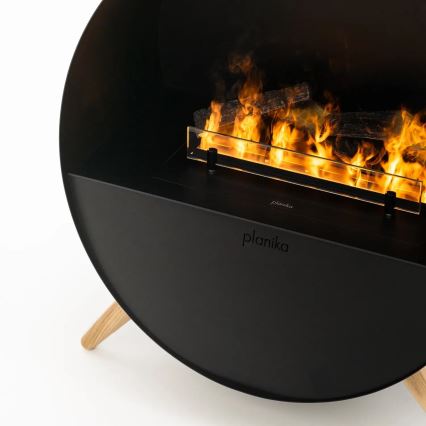 Planika - Vesihöyrytakka kaukosäätimellä 72,9x65,3 cm 125W/230V musta