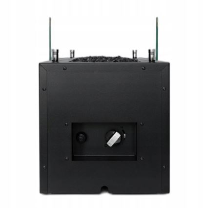 Planika - Ulkokäyttöinen kaasukamiina 41,4x69,8 cm 10 kW 1xAAA musta + suojakansi