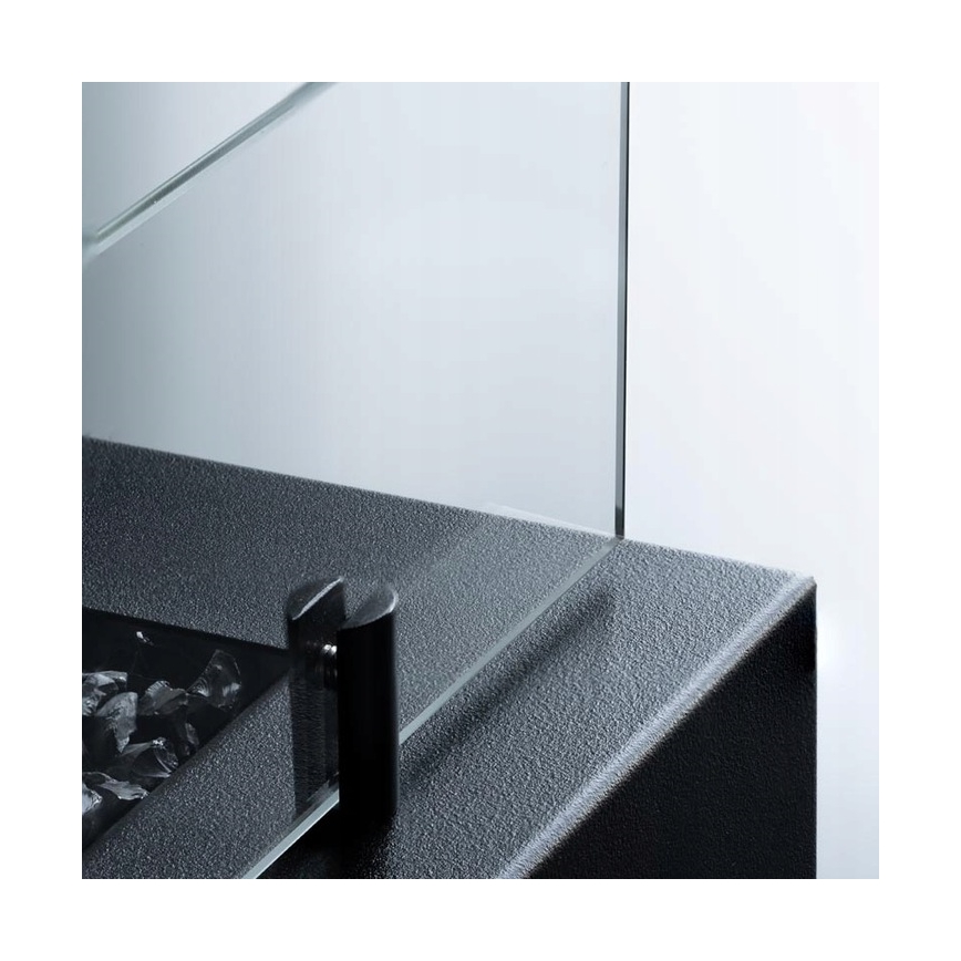 Planika - Ulkokäyttöinen kaasukamiina 41,4x69,8 cm 10 kW 1xAAA musta + suojakansi