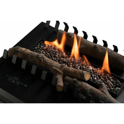 Planika - BIO takka kaukosäätimellä 20,8x38,5 cm 2,5kW/230V musta