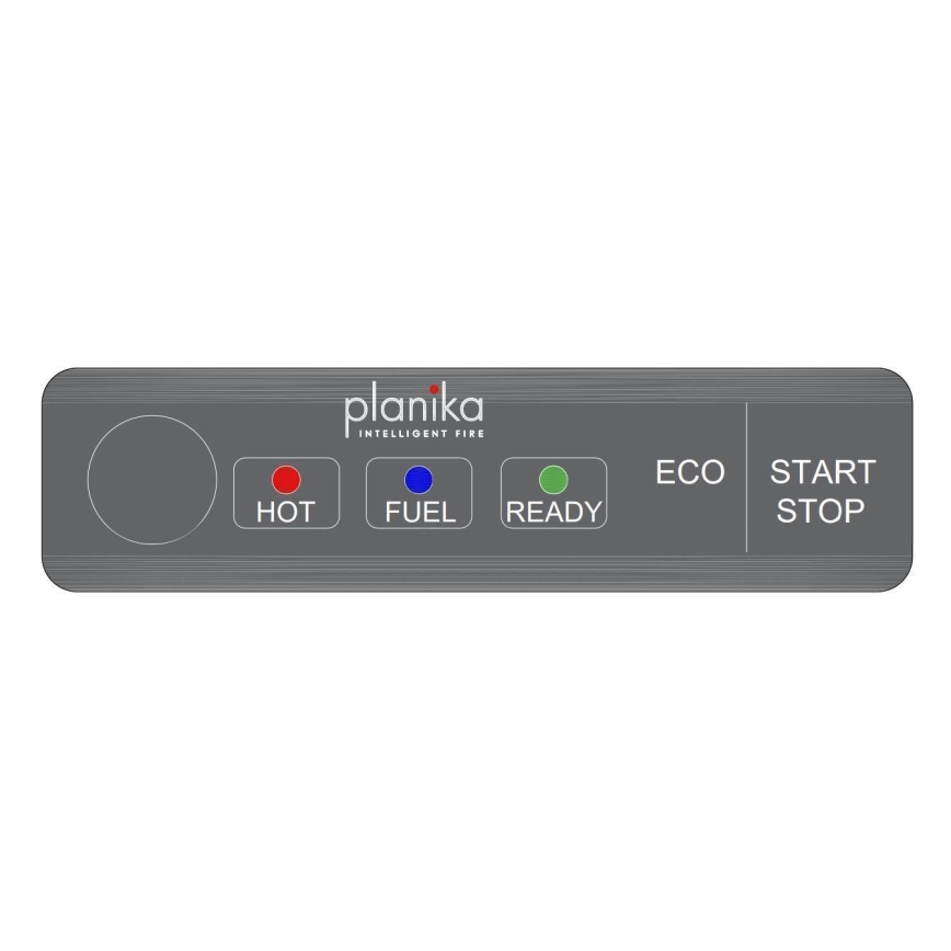 Planika - Sisäänrakennettu BIO takka kaukosäätimellä 19,1x38 cm 2,5kW/230V musta