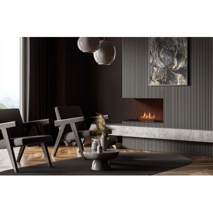 Planika - Sisäänrakennettu universaali BIO takka kaukosäätimellä 56,2x75 cm 2,5kW/230V