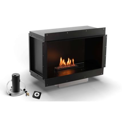 Planika - Sisäänrakennettu universaali BIO takka kaukosäätimellä 56,2x75 cm 2,5kW/230V