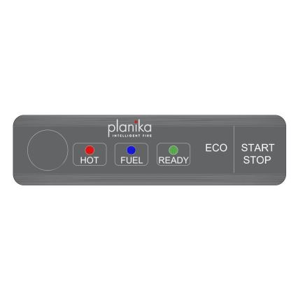Planika - Sisäänrakennettu universaali BIO takka kaukosäätimellä 56,2x75 cm 2,5kW/230V