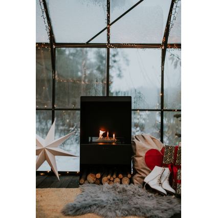 Planika - BIO takka kaukosäätimellä 83,5x48 cm 2,5kW/230V musta