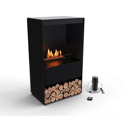 Planika - BIO takka kaukosäätimellä 83,5x48 cm 2,5kW/230V musta