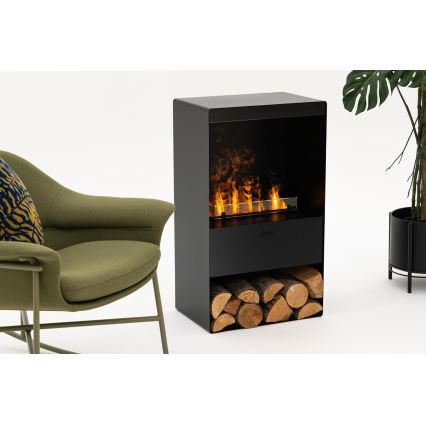 Planika - Vesihöyrytakka kaukosäätimellä 83x48 cm 125W/230V musta