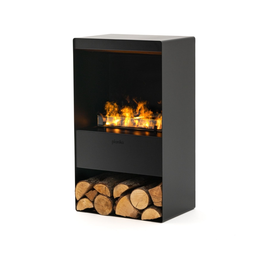 Planika - Vesihöyrytakka kaukosäätimellä 83x48 cm 125W/230V musta