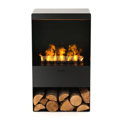 Planika - Vesihöyrytakka kaukosäätimellä 83x48 cm 125W/230V musta
