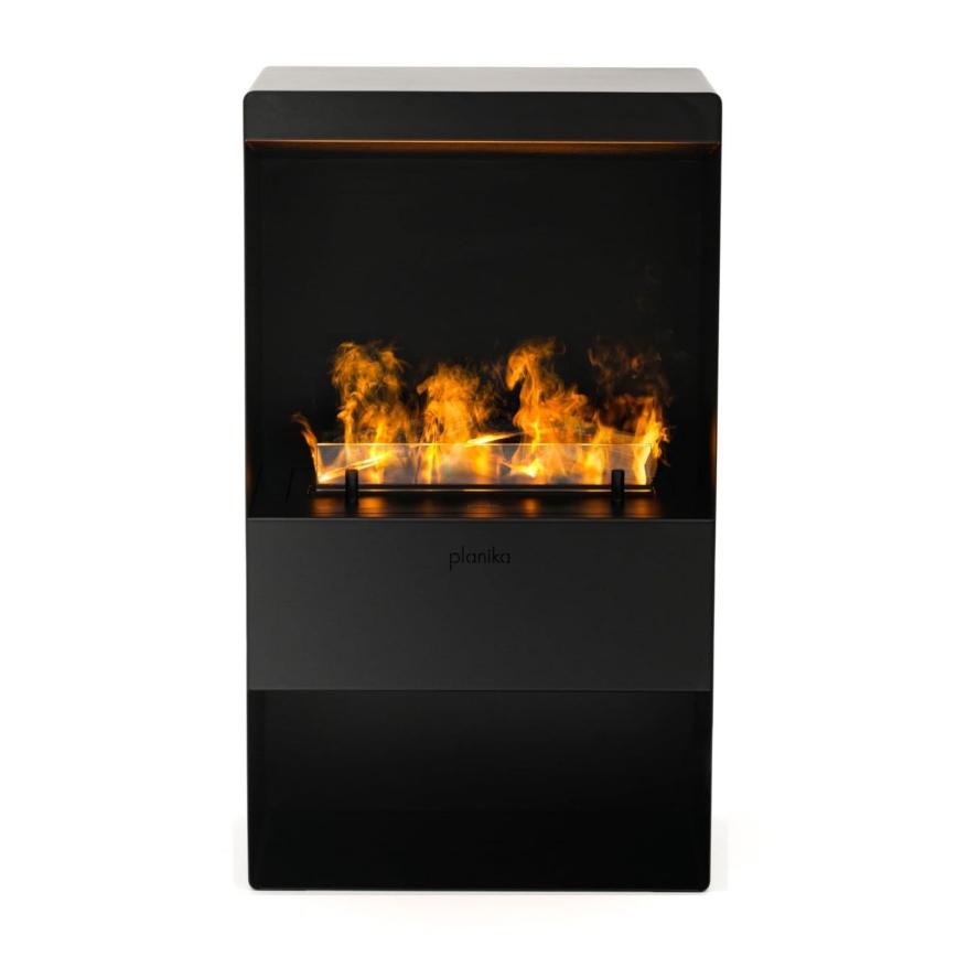 Planika - Vesihöyrytakka kaukosäätimellä 83x48 cm 125W/230V musta