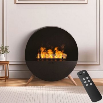 Planika - Vesihöyrytakka kaukosäätimellä 72,9x65,3 cm 125W/230V musta