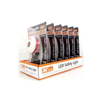 Polkupyörän turvavalo BCLUX LED/2xAAA