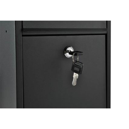 Postilaatikko 21,7 x 32 cm, musta